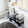 Sponge & Bottle Holder With Drainer Black - Tower