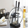 Ladle and Pot Lid Stand Black - Tower