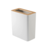 RIN TRASH CAN RECTANGULAR WH