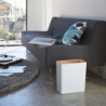 RIN TRASH CAN RECTANGULAR WH
