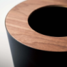 Trash Can Round Black - Rin