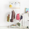 TOWER KIDS COAT RACK WITH PANEL WH