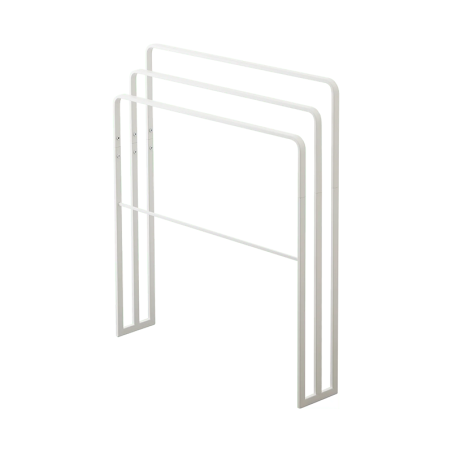 TOWER BATH TOWEL HANGER WITH 3 BARS WH
