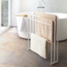 TOWER BATH TOWEL HANGER WITH 3 BARS WH