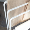 TOWER BATH TOWEL HANGER WITH 3 BARS WH