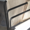 TOWER BATH TOWEL HANGER WITH 3 BARS BK