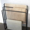 TOWER BATH TOWEL HANGER WITH 3 BARS BK