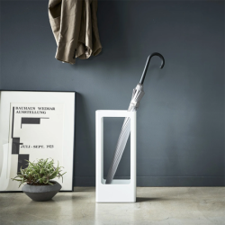 TOWER SLIM UMBRELLA STAND WH