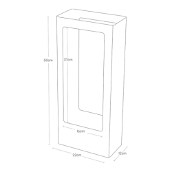 TOWER SLIM UMBRELLA STAND WH