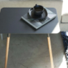 PLAIN SIDE TABLE RECTANGULAR BK