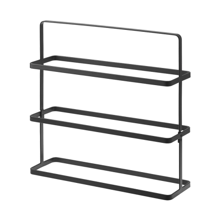 TOWER SHOE RACK WIDE BK