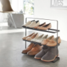 TOWER SHOE RACK WIDE BK
