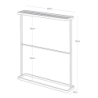 TOWER BATH TOWEL HANGER WH