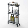 TOWER STORAGE CART BK