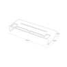 TOWER PC MONITOR STAND WH