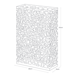 NEST UMBRELLA STAND WIDE WH