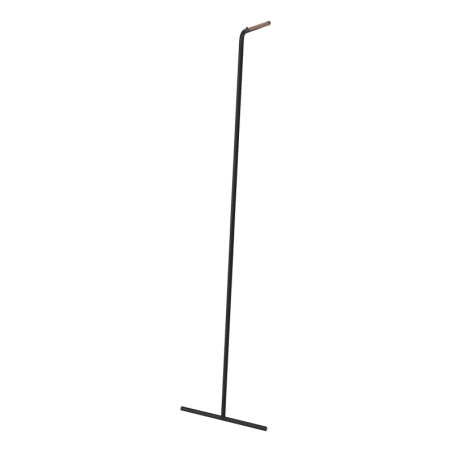 Slim Leaning Coat Hanger Black - Tower