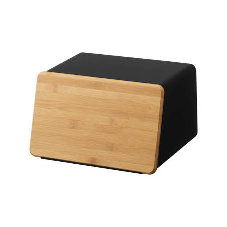 TOWER BREAD CASE WITH REMOVABLE LID BK