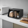 TOWER BREAD CASE WITH REMOVABLE LID BK
