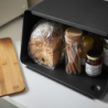 TOWER BREAD CASE WITH REMOVABLE LID BK