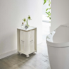 Armário para Rollos WC con Ruedas Blanco - Tower
