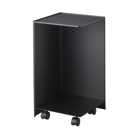 Armário para Rollos WC con Ruedas Negro - Tower