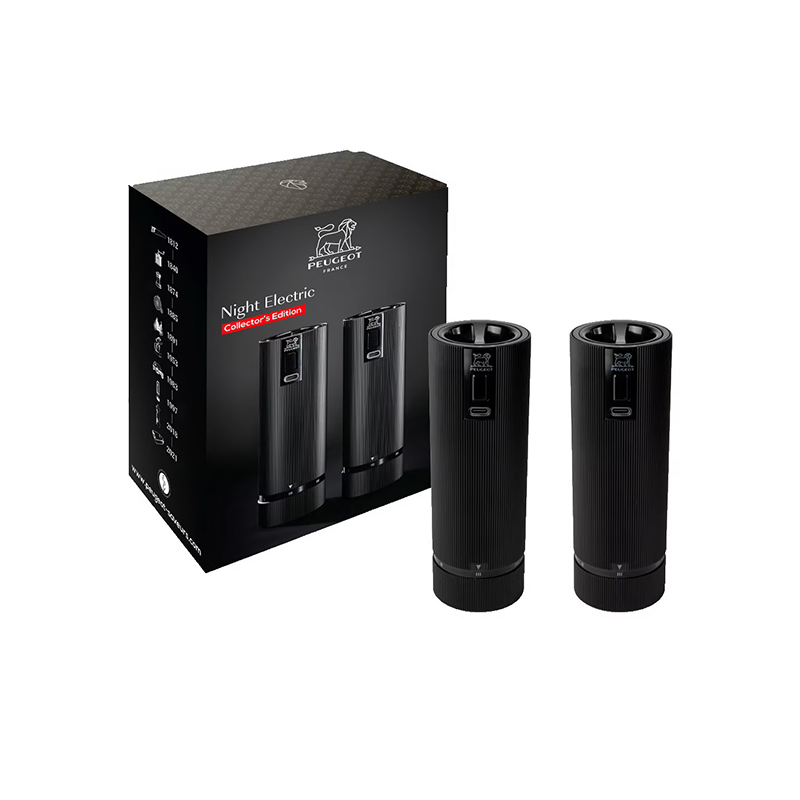 Electric Salt and Pepper Mill 15cm Matte Black - Night Electric Electric Salt and Pepper Mill 15cm Matte Black - Night Electric