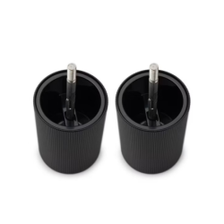 Pepper and Salt Mill 12cm and Funnel Set - Night Chic