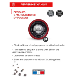 Pepper Mill 18cm Slate Gloss - Paris u'Select