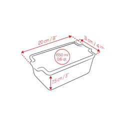 Terrine With Press Slate 20cm - Appolia