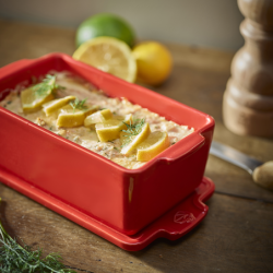 Terrina com Prensa 20cm Vermelho - Appolia