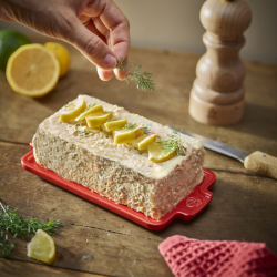 Terrina com Prensa 20cm Vermelho - Appolia