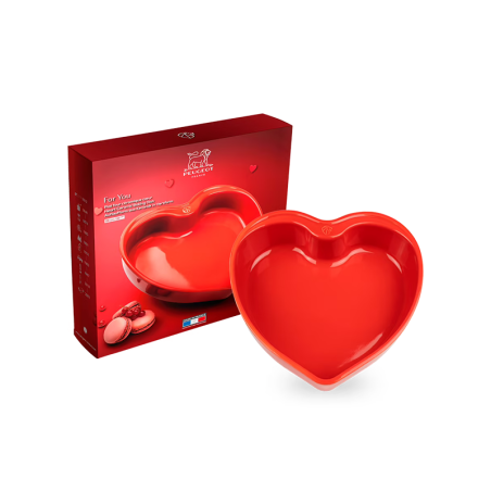 Plato Corazón Rojo 26cm - Appolia For You