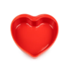 Heart Dish Red 26cm - Appolia For You