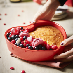 Heart Dish Red 26cm - Appolia For You