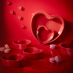 Heart Dish Red 26cm - Appolia For You