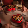 Set of 2 Red Heart Ramekins - Appolia For You