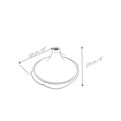 Tagine 30cm Black - Atlas