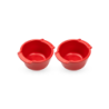 Set of 2 Ramekins 200ml Red - Appolia