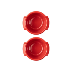 Set of 2 Ramekins 200ml Red - Appolia