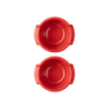 Set of 2 Ramekins 200ml Red - Appolia