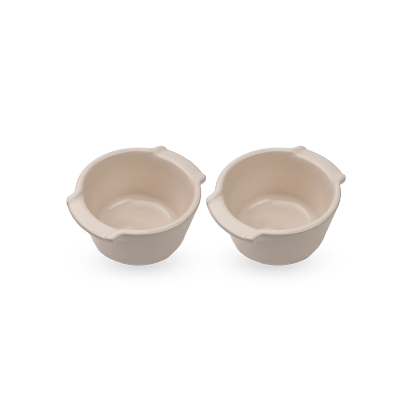 Set of 2 Ramekins 200ml Ecru - Appolia Set of 2 Ramekins 200ml Ecru - Appolia