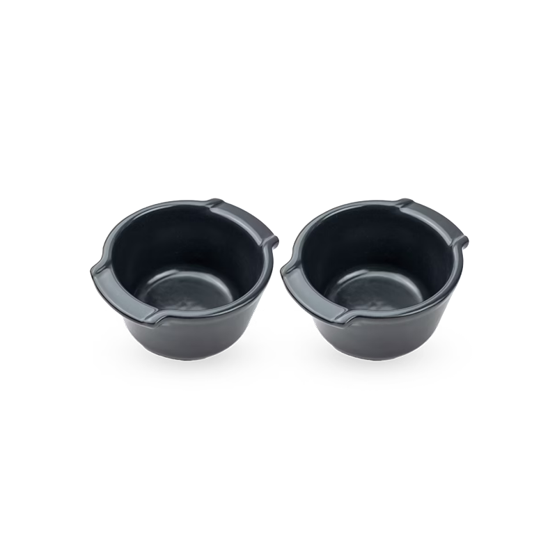Set of 2 Ramekins 200ml Slate - Appolia Set of 2 Ramekins 200ml Slate - Appolia