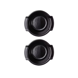 Set of 2 Ramekins 200ml Satin Black - Appolia