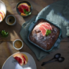 Square Baker 18cm Satin Black - Appolia