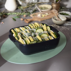 Square Baker 18cm Satin Black - Appolia