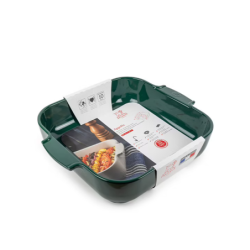 Square Baking Dish Green 21cm - Appolia
