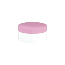 jar pink , d 10 cm h 5 cm top part matt