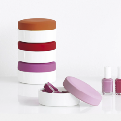 Caja Porcelana con Tapa Rosa 10cm - Beauty