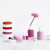 nailpolish vase, orange h 12,5 cm *top p